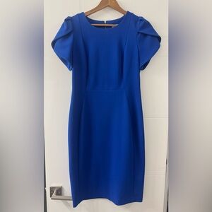 Calvin Klein Royal Blue Midi Dress